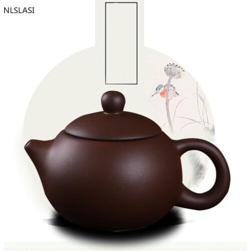 Yixing tea pot Purple Clay Xishi filter Teapot beauty kettle Raw ore Handmade Teaware Drinkware Tea ceremony supplies 140ml