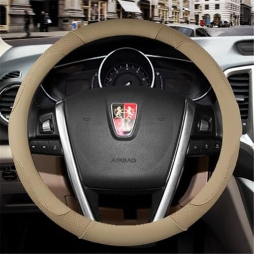 Auto Wheel Cover Universal PU Leather Steering-wheel Cover accent cerato dacia sandero lancer 9 solaris Wheel Protective