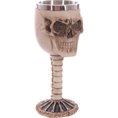 Skull Cup stainless steel mug resin skull cup funny ideas Skull goblet