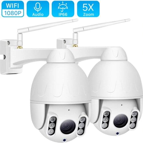 1080P MINI PTZ WIFI IP Camera 1080P 5X ZOOM Outdoor Dome Wireless Onvif IP Camera 2.0MP IR Night Vision 50m Home Security Camera
