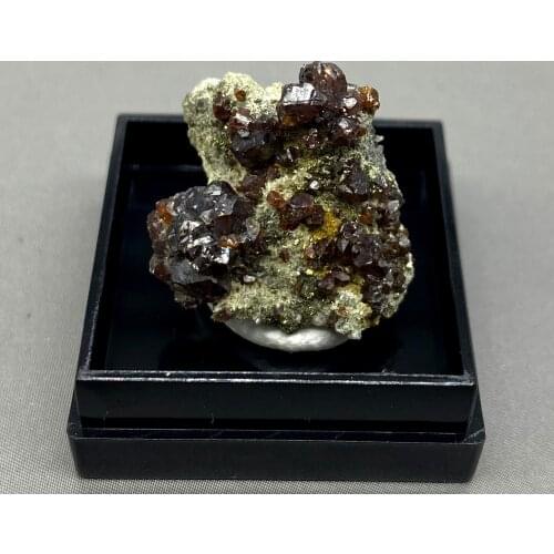 Best! 100% Natural rare sphalerite mineral specimens stones and crystals quartz crystals healing crystal box size 2.8 cm