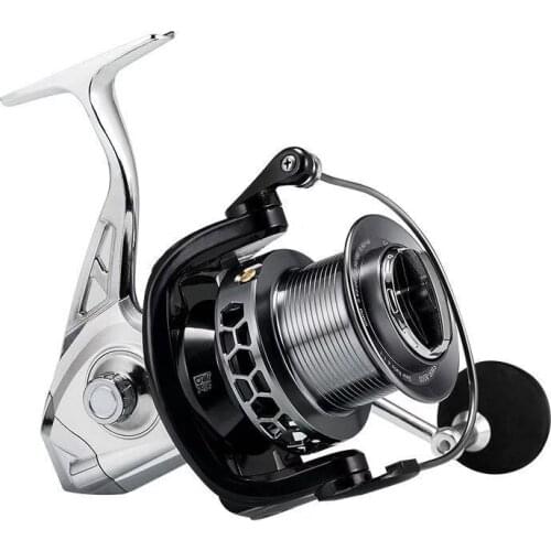 2021 Metal Spool Fishing Reels Spinning Max Drag 5.2:1 High Speed Carp Spinning Reels Saltwater Reel Fishing Accessories