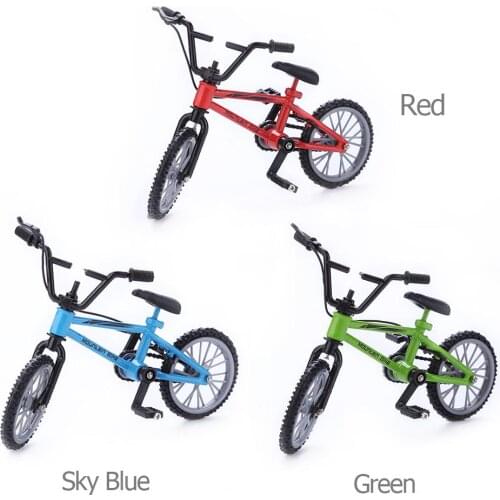 Mini Finger Mountain Bikes Diecast Nickel Alloy Stents Finger Bicycle Children Novelty Gag Toys Model Mini Portable Bike for Kid