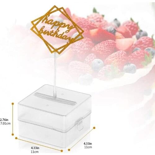 Reusable Money Pulling Box Happy Birthday Cake Money Pull Box for Party Deco K9FA