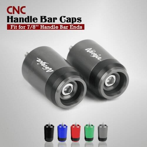 Motorcycle Accessories Handlebar Grips Handle Bar Cap End Plugs KAWASAKI NINJA250 300 NINJA 400 650 1000 EX250 EX-300 EX400