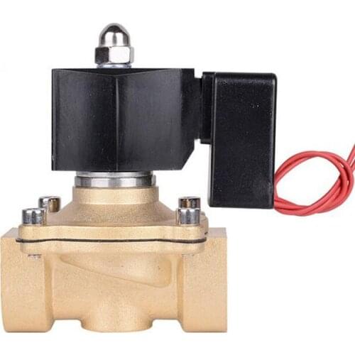 DN20 Normally Closed Energy-saving Brass Solenoid Valve Outdoor Wet With