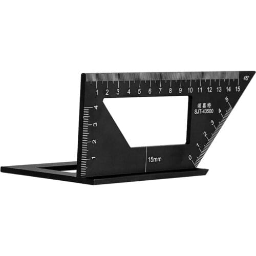 NEW 3D Mitre Angle Measuring Gauge Woodworking Scribe Mark Line T-Type Ruler Square Size Measure Tools For Wood