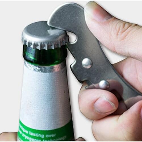 New Creative Versatile Can Opener Portable stainless steel Bottle Opener Kitchen Supplies