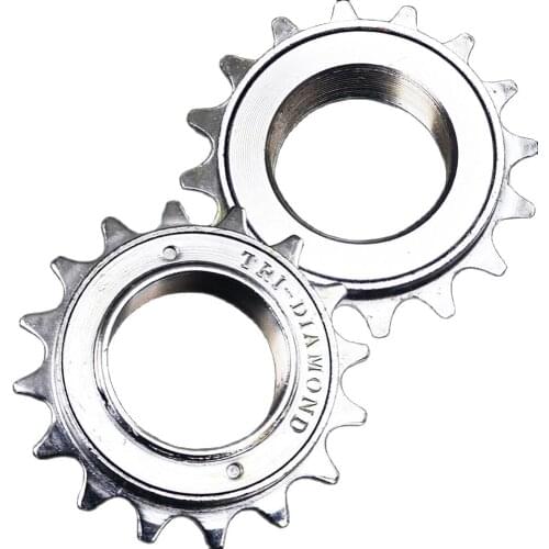 16T 18T Single Speed 34mm Road Bicycle FreeWheel Bike Flywheel Chrome Molybdenum Steel Gear Bike Parts Bike Accessory 40 clicks