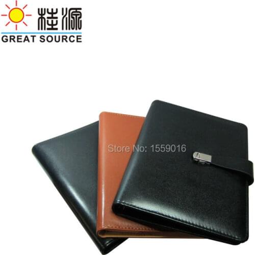 A5 Notebook Binder folder Leather Book Cover A5 Files Binder Folder 6 Ring Loose Leaf Agenda Cover Orgainzer Bag Sticky Gift