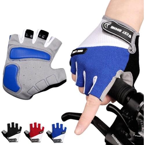 Bicycle Riding Gloves Non-Slip Half-Finger Gloves Summer Men And Women Breathable Shock-Absorbing Gloves Sports Riding Equipment