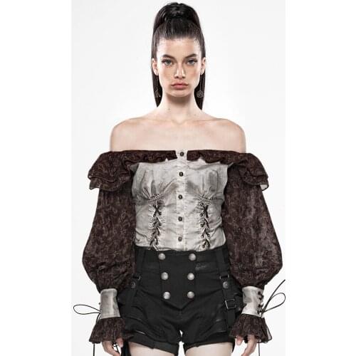 Блузки с рукавом PUNK RAVE China At AliExpress