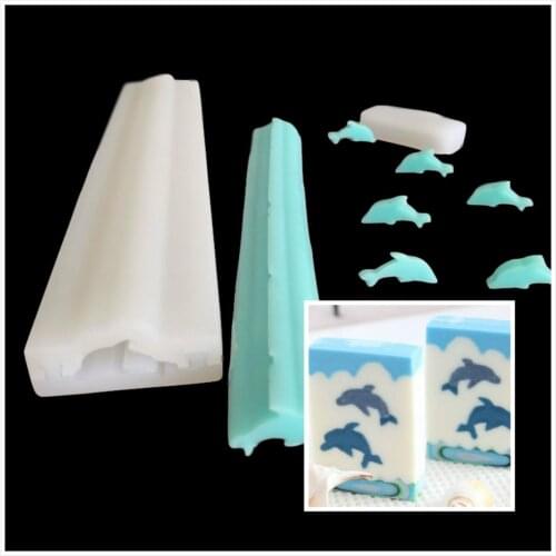 Various Tubes DIY Candle Soap Mould Long Sandwich Silicone Mold Heart Flower Stars Mousse Cake Soap Making Tools