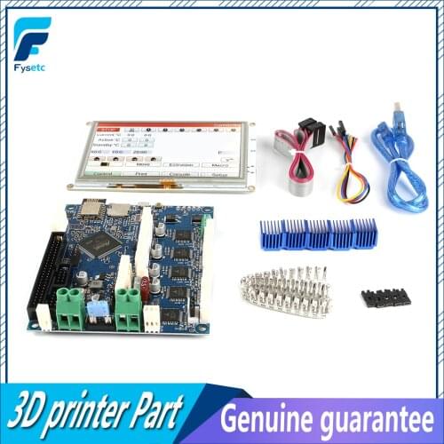 Clone DuetWifi Duet 2 Wifi V1.04 Advanced 32 Bit Electronics With 7'' PanelDue 7i Integrated Color Touch Screen For BLV MGN Cube