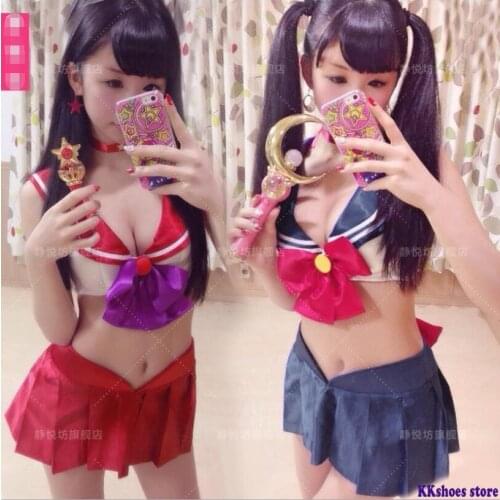Sexy Bikini COS Anime Sailor MoonCos Cosplay Uniform Party Cosplay Sailor Moon Costume Sweet Lolita