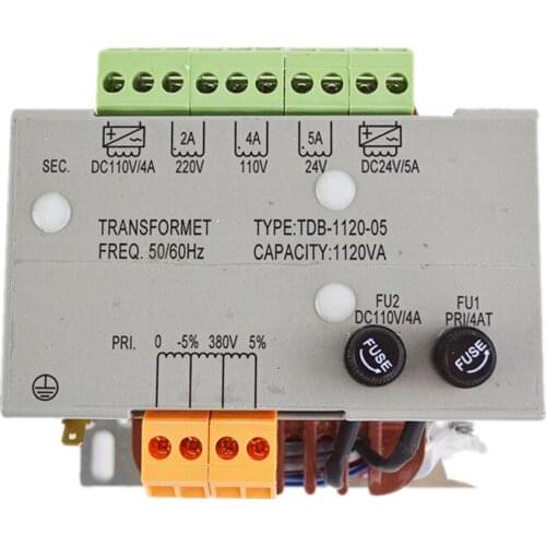 TDB-1120-05 KED01120 STRUSTESC Elevator Transformer 50/60Hz 1120VA