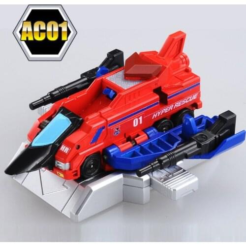 TOMY TOMICA Hyper Rescue AC01 Car Model Boy Toy Small Aircraft Fighter Car Assembly