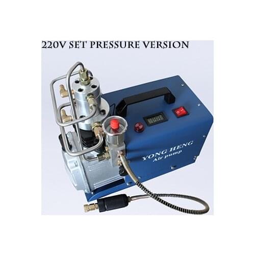 300BAR 30MPA 4500PSI High Pressure Air Pump Electric Air Compressor for Pneumatic Airgun Scuba Rifle PCP Inflator 220v