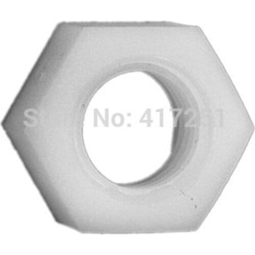 1 piece M5 Full Nylon Hex Nuts Plastic Hex Nuts Fasteners