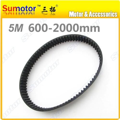 5M Arc HTD tooth Pitch 5mm Width 20mm Length 600 700 800 900 1000 1200 1400 1600 2000 mm rubber close Timing belt CNC 3D printer