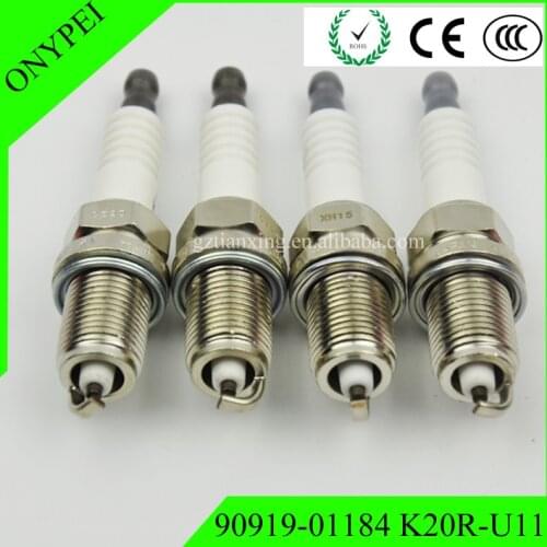 4pcs 90919-01184 K20RU11 Power Spark Plug For TOYOTA YARIS RAV4 CAMRY MAKR2 DAIHATSU PERODUA 9091901184 K20R-U11