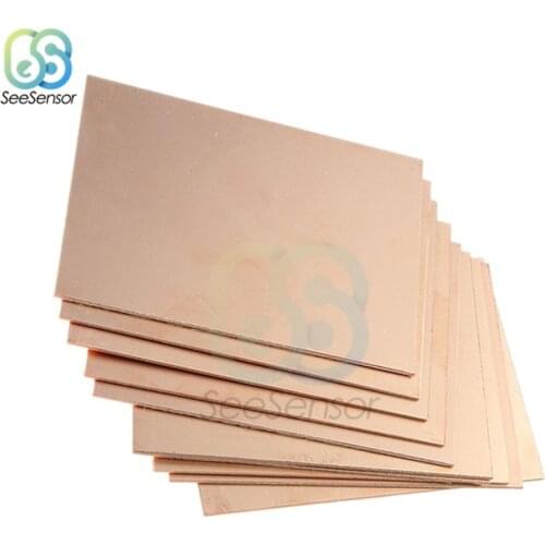 5Pcs/lot 7*10cm Single Side/Double Side Copper Clad Plate DIY PCB Kit Laminate Circuit Board 7x10cm