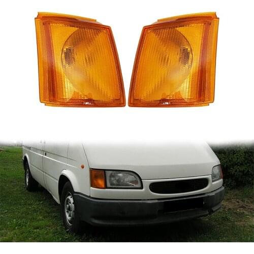 Car Front Left Right Side Corner Light Turn Signal Indicator Light Lamp for Ford Transit MK4 MK5 1991-2000