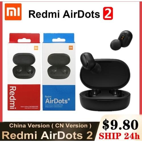 Xiaomi Redmi Airdots S Bluetooth Earphones TWS Wireless Bluetooth Earphone AI Control Gaming Headset With Mic Noise Reduction
