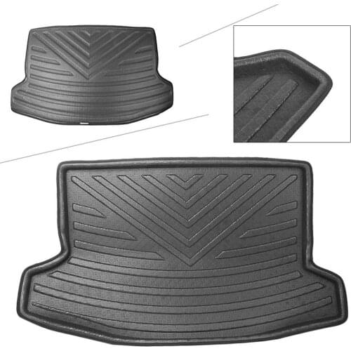 1PC Black Car Rear Trunk Mat Cargo Floor Liner Suitable For 2011-2017 Subaru XV/XV Crosstrek & 2012-2016 Impreza Hatchback