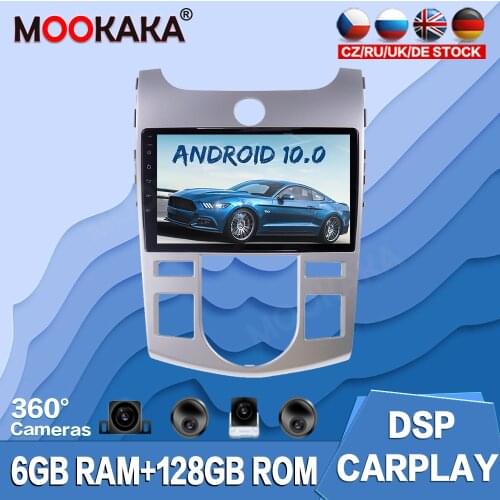 For Kia Cerato 2008-2013 Android 10.0 128G Car Multimedia Player Radio GPS Navigation Auto Stereo Recorder Head Unit Audio