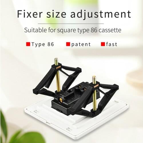 KXN Electrical 86mm Switch Box Repair Tool Bottom-box Cassette Repairer Support Rod Electrician Accessories 10 pcs