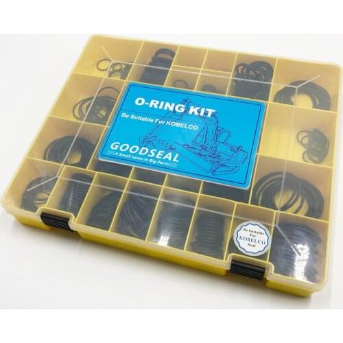 O-ring Kit For Excavator KOBELCO 32sizes=555 Pcs NBR 90 O-Ring kit