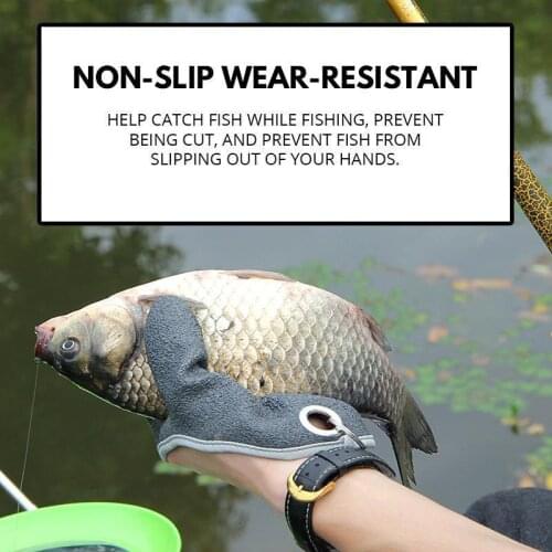 Magnetic Anti-Slip Wear-Resistant Avoid Being Stabbed Fishing Gloves Air Permeability And Quick Drying For Outdoor Fishing Tools