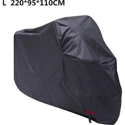 Motorcycle Covers Heavy Duty Motorbike 210D Waterproof UV Bike Cover Tear Proof Motorbike Safety Cloth Lock Holes Design