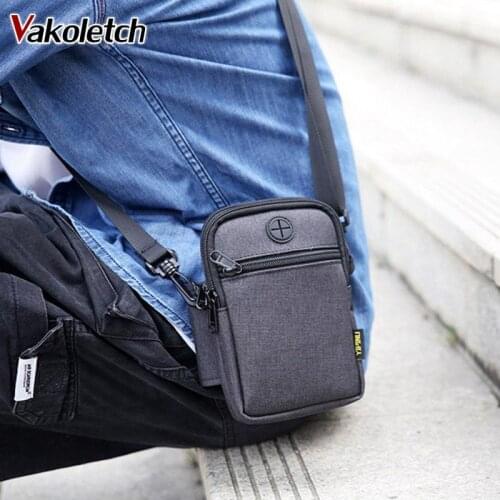 Multi-Function Crossbody Messenger Belt Bag For Men Shoulder Outdoor Running Sport Bag Waterproof Mobile Phone Money Bags KL689