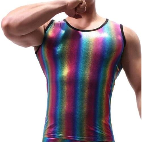 Men Undershirts Muscle Sleeveless Shirt Tank Top Bodybuilding Sleeveless Clothing Sportwear Fitness Workout Elastic Undershirt