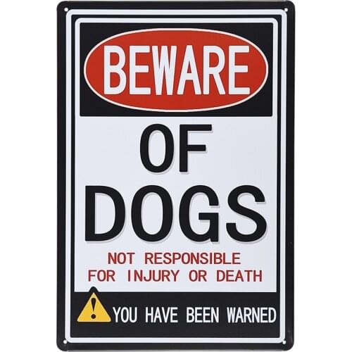 Beware of Dogs Sign | Funny or Scary You have been warned