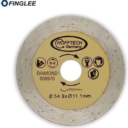 FINGLEE 1Pc 54.8mm Inner 11.1mm Mini Circular Saw Blade Acrylic Plastic Cutting Blade General Purpose for Wood,Stone