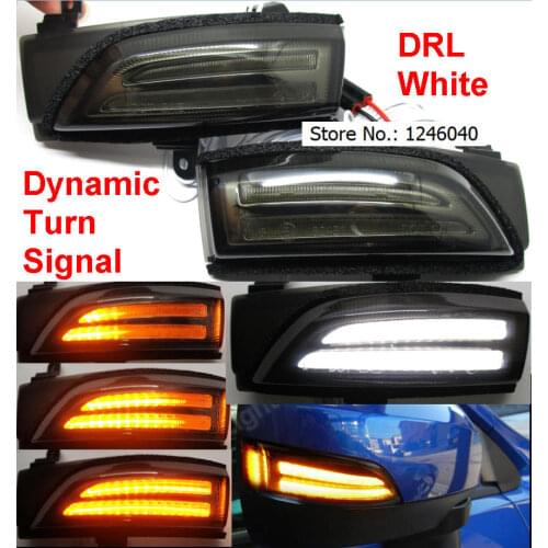 1Pair Dynamic LED Side mirror light side Marker fit for Subaru Crosstrek Outback Forester WRX STI Impreza Legacy