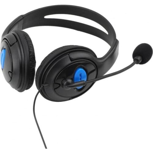 Wired Bilateral Gaming Headphone with Telescopic Microphone Games Accessories for Sony PS4