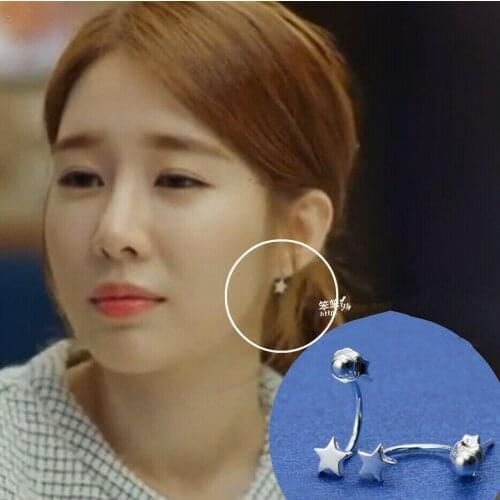 Goblin: The Lonely and Great God Korean drama Sunny Earrings Ear Stud 925 Silver Gifts