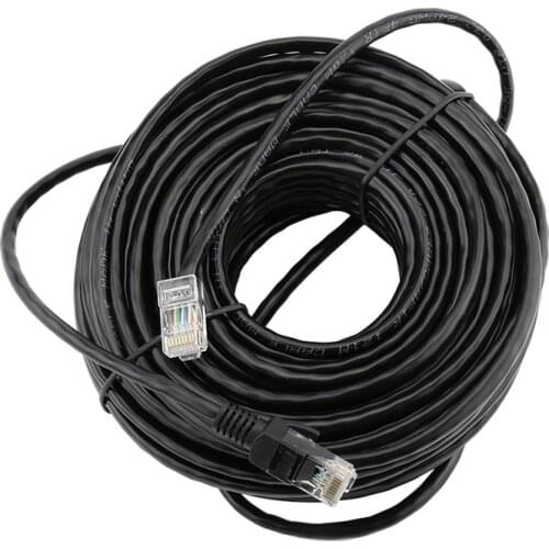 ESCAM 10M TO 50M cat5 Ethernet Network Cable RJ45 Patch Outdoor Waterproof LAN Cable Wires For CCTV POE IP Camera System