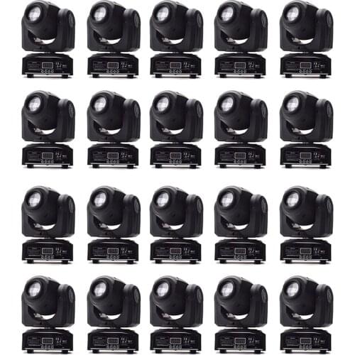 20pcs/lot Mini Spot 30W LED Moving Head Light With Gobos Color Plate,High Brightness 30Watt Mini Led Moving Head Light DMX512