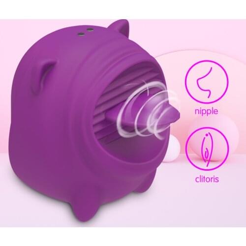 Tongue Vibrator Licking G-Spot Female Masturbator Sex Toys for Women Clitoris Stimulator Nipple Touch Adults Sex Toys Sex Shop