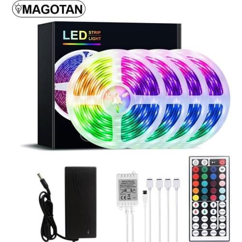 LED Strips 12V waterproof TV Background LED Lights RGB2835 Infrared Control 5M 10M 15M 20M led Lamp Tape Diode LED Strip Lights
