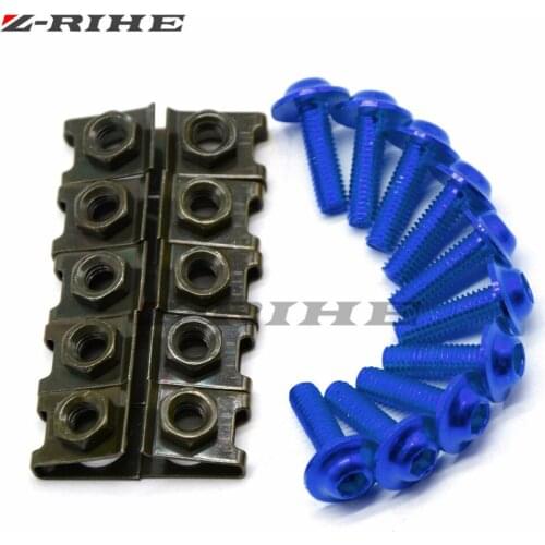 10x High quality 6MM Motorcycle Accessories Fairing body work Bolts FOR XJR FJR 1300 1200 FZR 1000 TMAX 530 500 TMAX530 TMAX500