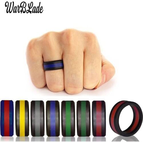 WBL 5Pcs/Lot New Food Grade FDA Silicone Finger Ring Engagement Hypoallergenic Crossfit Flexible Silicone Rings For Men Women