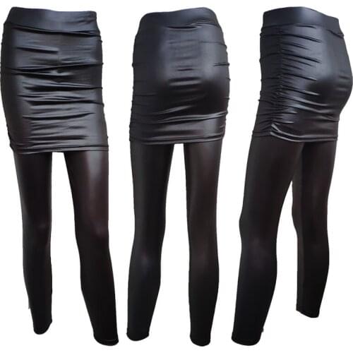 2 PCS Womens Sports Leggings With High Elastic Folds On The Hip