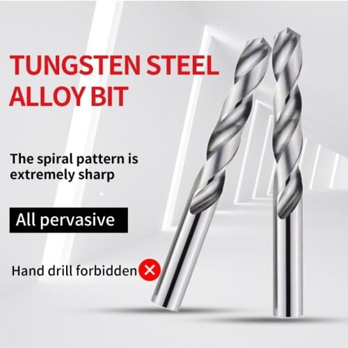 0.5mm to 6mm Carbide Twist Drill Bit Tungsten Steel 2 Flute Metal CNC Tool HRC Aluminum Copper Wood 0.5-0.9 Micro Drill Bit