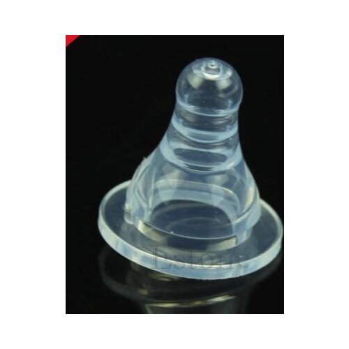 1pcs Baby Silicone Standard Neck Soft Teats Cross Hole Natural Flow Nipples